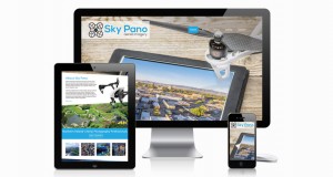 Sky Pano Aerial Imagery Web Design
