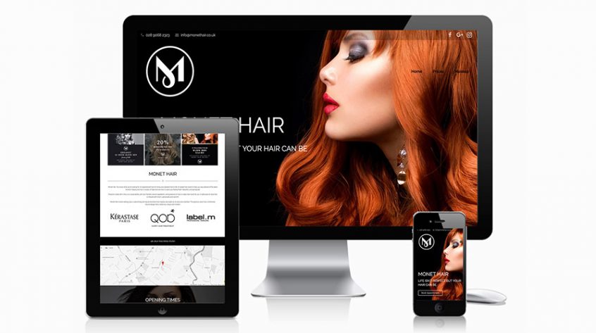 Monet Hair Website