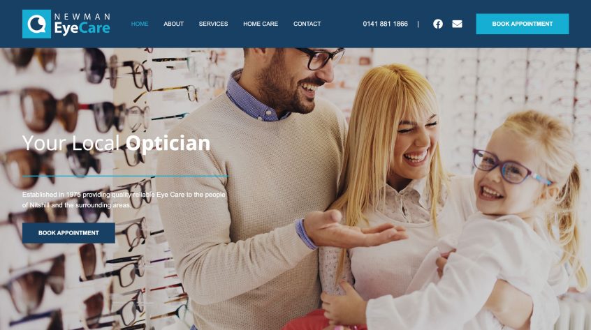 Newman Eye Care Website