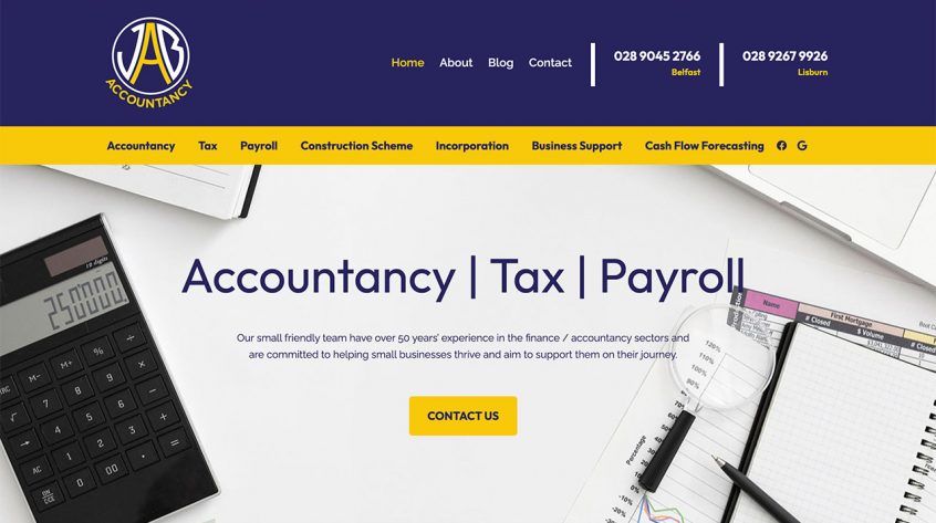 JAB Accountancy Website