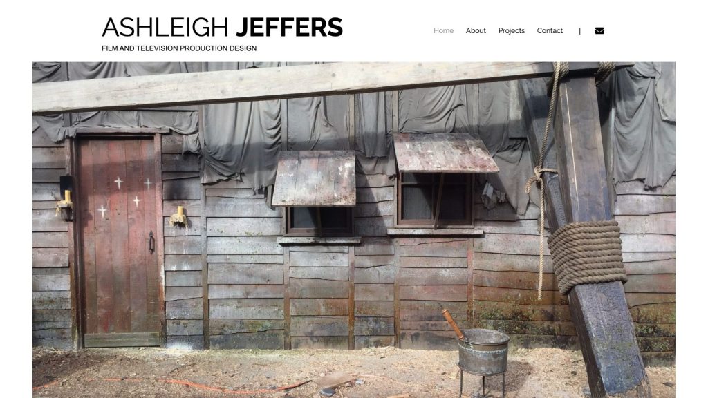 Ashleigh Jeffers website designed by Web Design Belfast