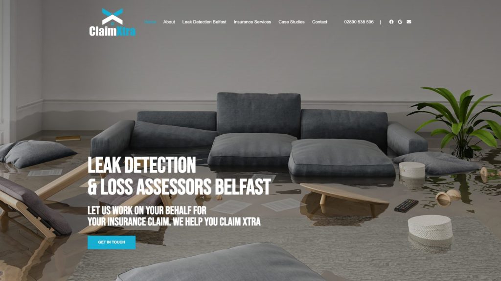 claimxtra website design belfast
