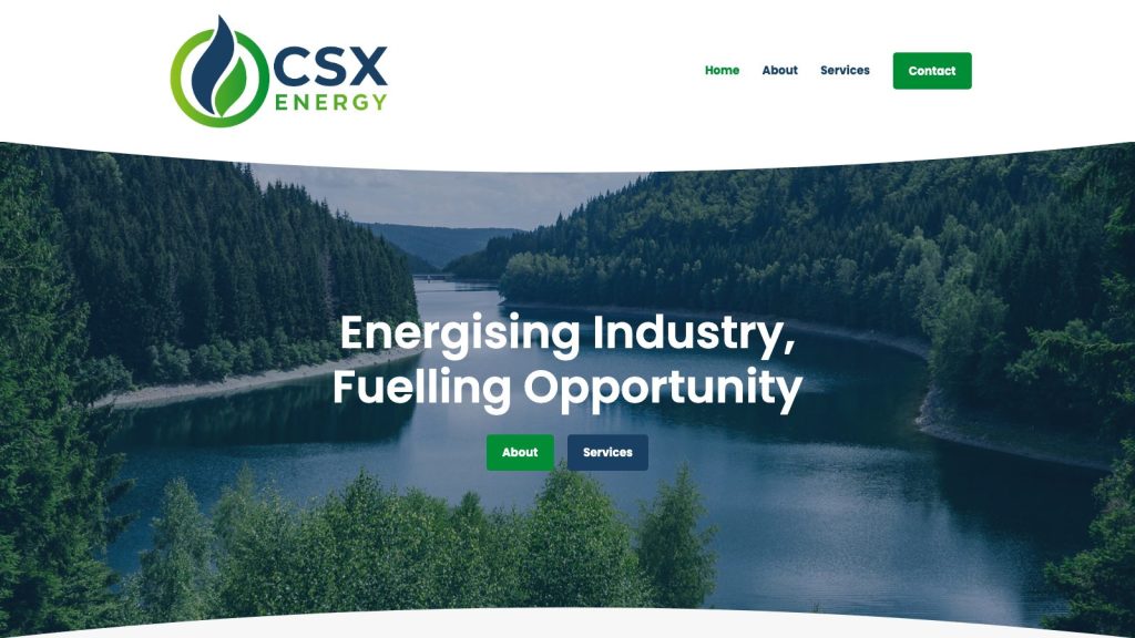 csxenergy website design belfast