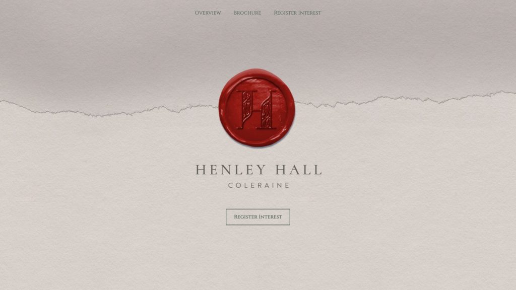 henley hall website design belfast