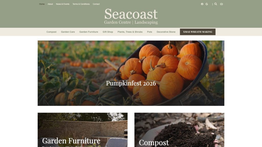 seacoastgardencentre website design belfast