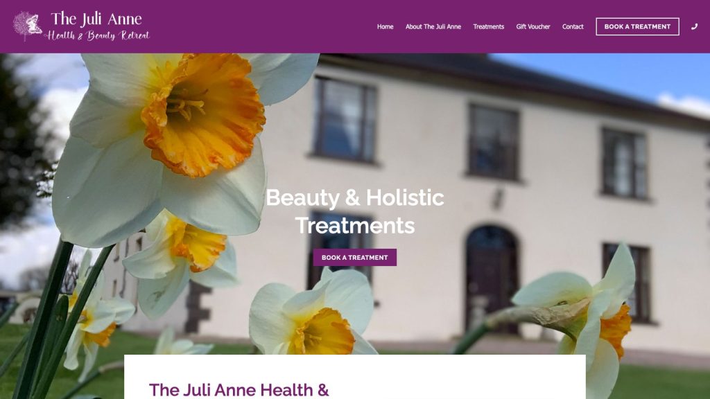The Julianne website designed by Web Design Belfast