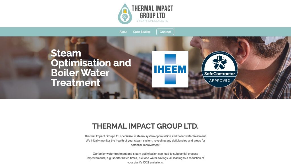 thermalimpact website design belfast