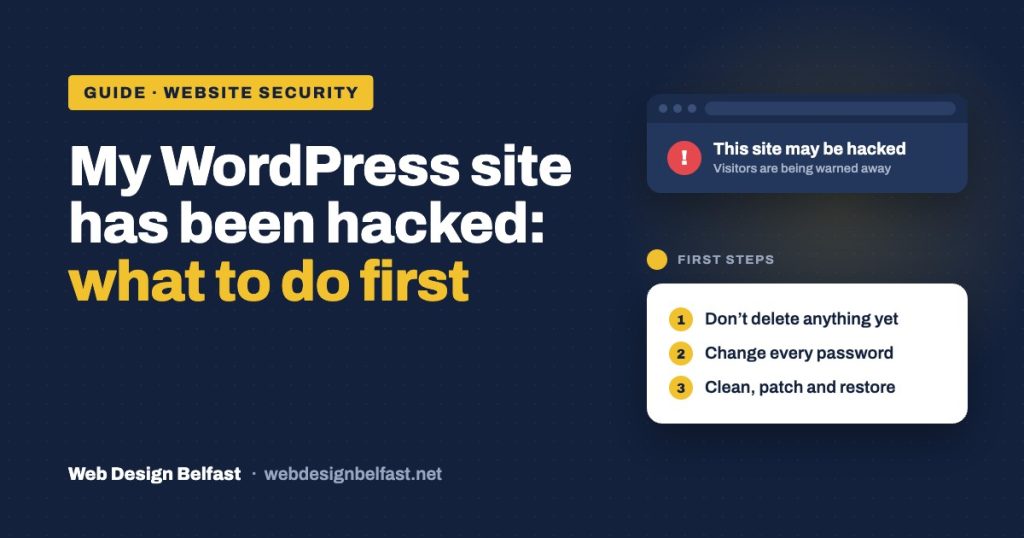 My WordPress site has been hacked: what to do first